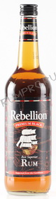 Ром Ребеллион темный Ром Rebellion Black 0.7 л