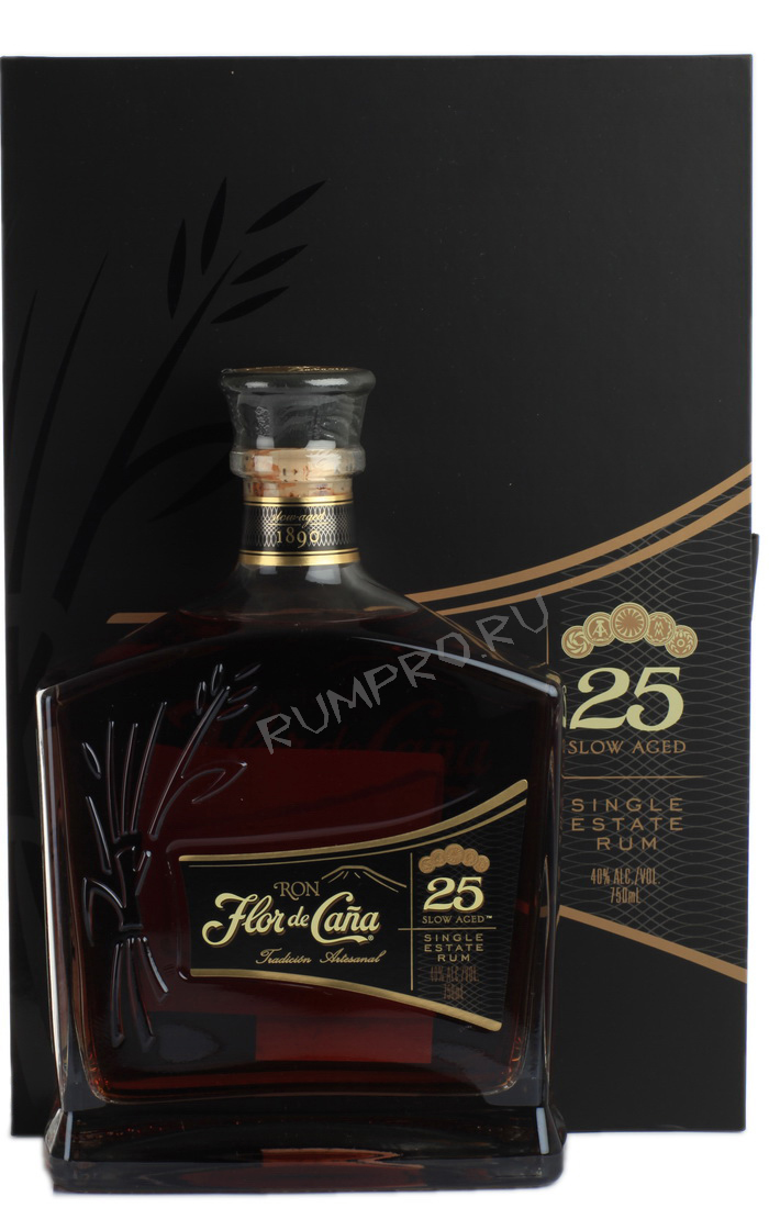 Flor de Cana 25 years ром Флор де Канья 25 лет