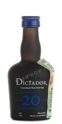 Dictador 20 years 50 ml ром Диктатор 20 лет 0.05 л